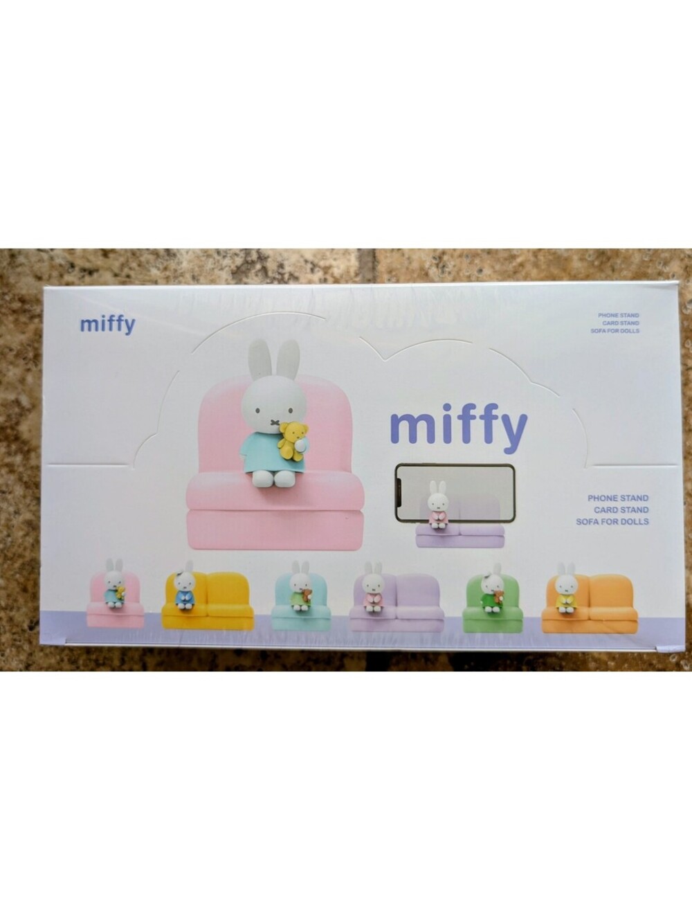 Miffy Sofa Stand Full Case of 6 Blind Box Collectible